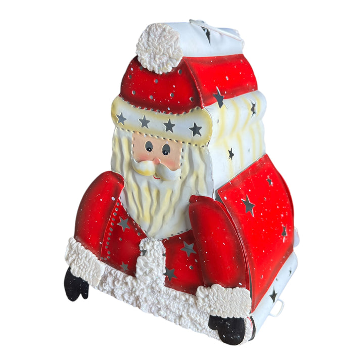 Metal Santa Lantern