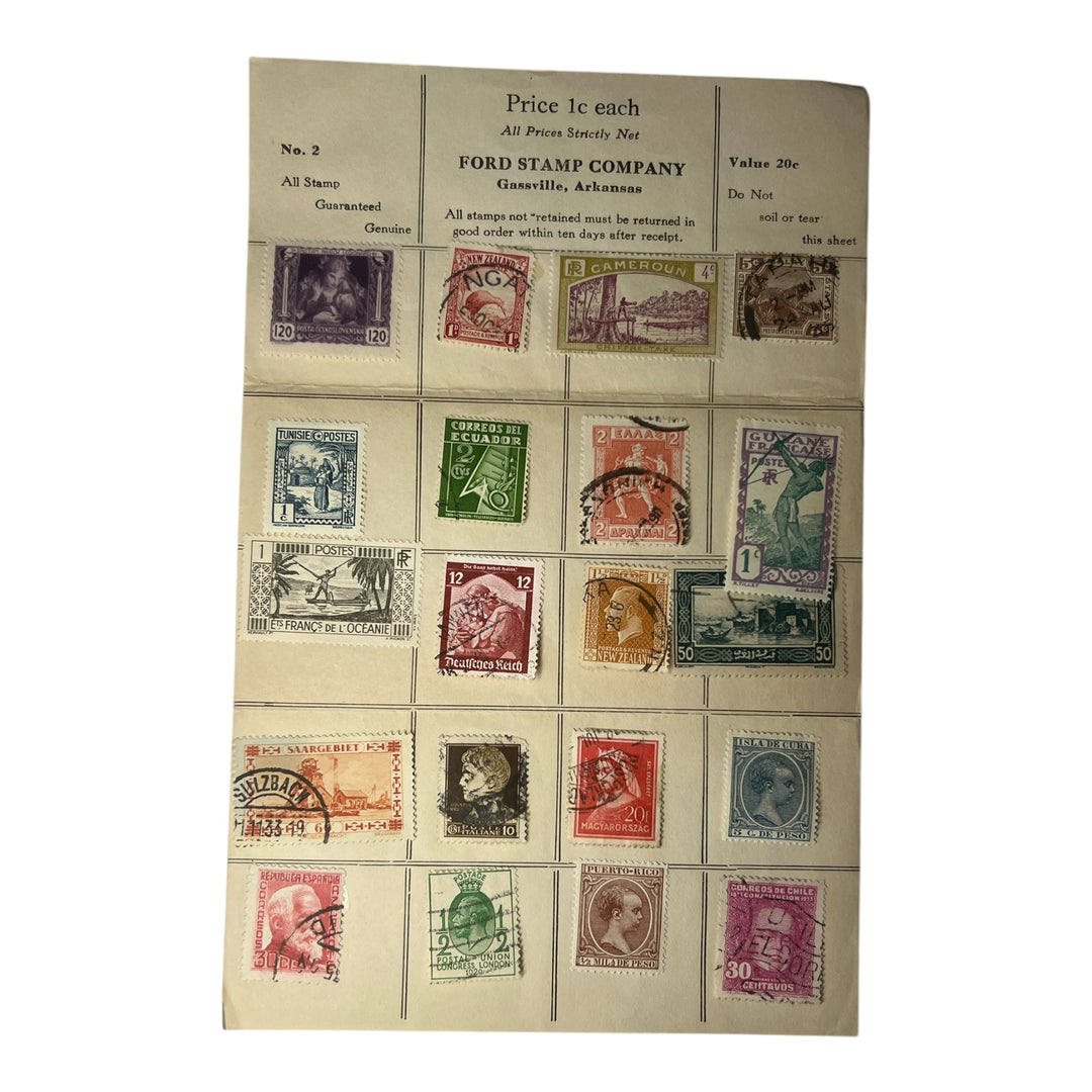 Stamps - Ford Stamp Co. Page 2