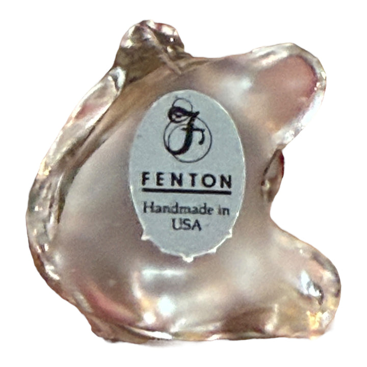 Fenton Glass Mouse with Heart