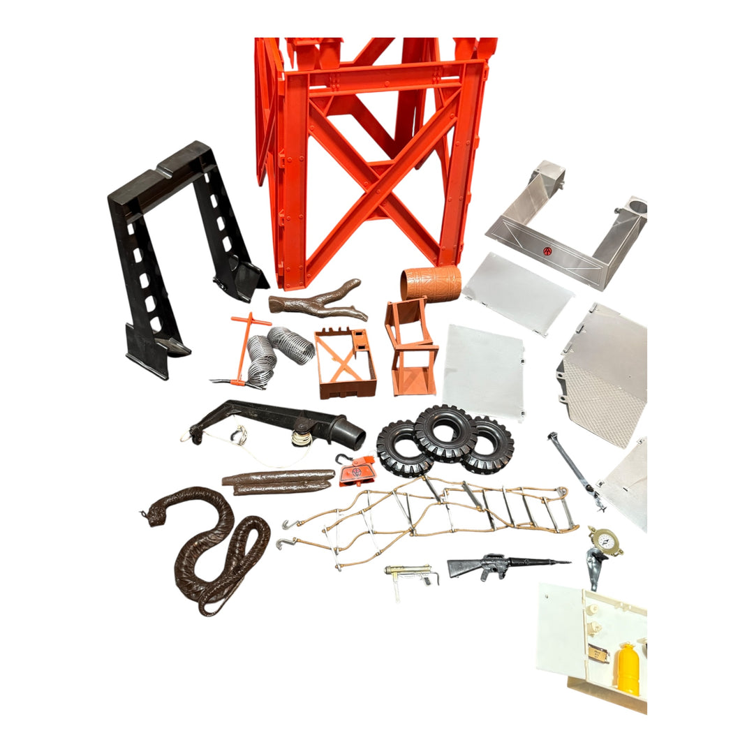 Vintage 1974 Hasbro GI JOE Adventure Team Training Center Set