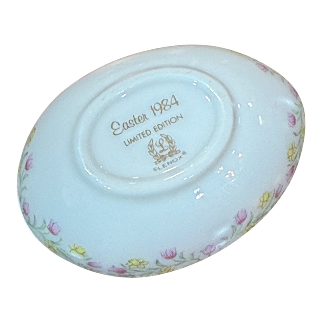 Vintage Lenox Egg Trinket Box Children at Whitehouse Limited Edition 1984 Easter
