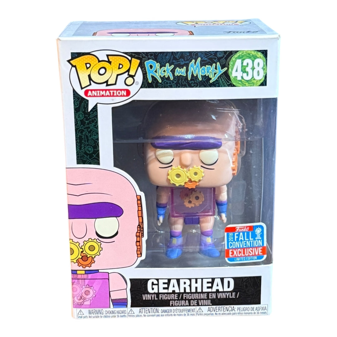 Funko Pop - Rick and Morty Gearhead #438  Fall Convention Exclusive