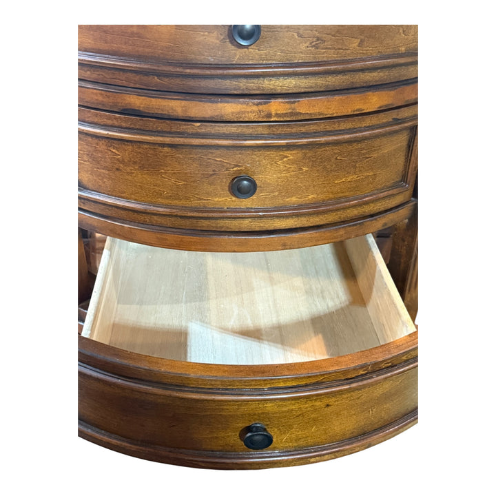 Cherry Crescent End Table  PICKUP ONLY