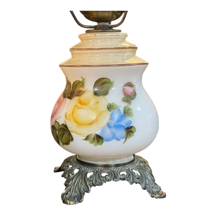 Vintage Gone With the Wind Style Hurricane Lamp