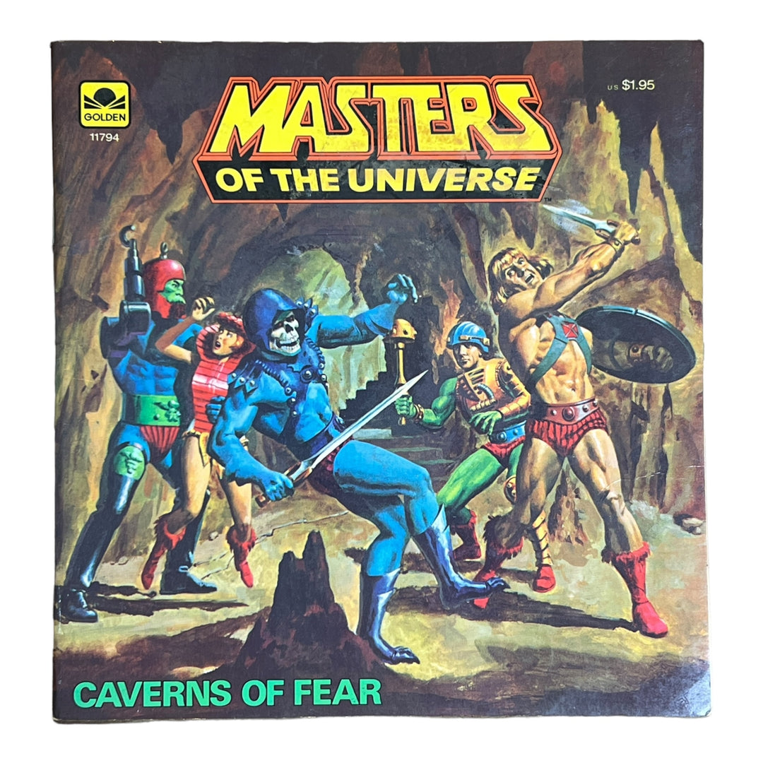 Golden Book - Masters of the Universe Book "Caverns of Fear"