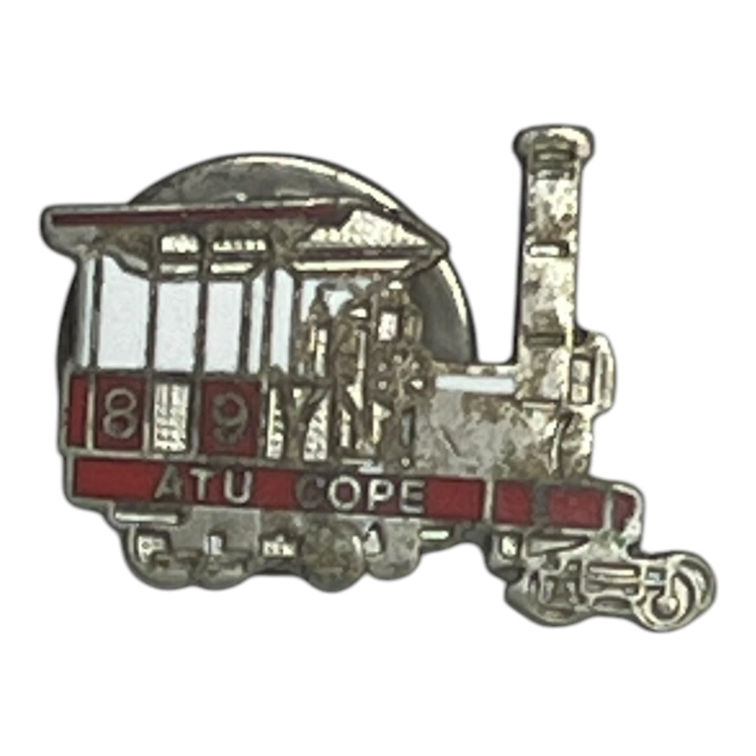 Pin - 1989 ATU-COPE Transit Union Train Metal Enamel Pin