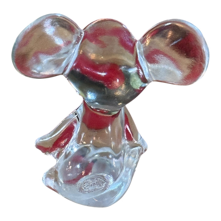 Fenton Glass Mouse with Heart