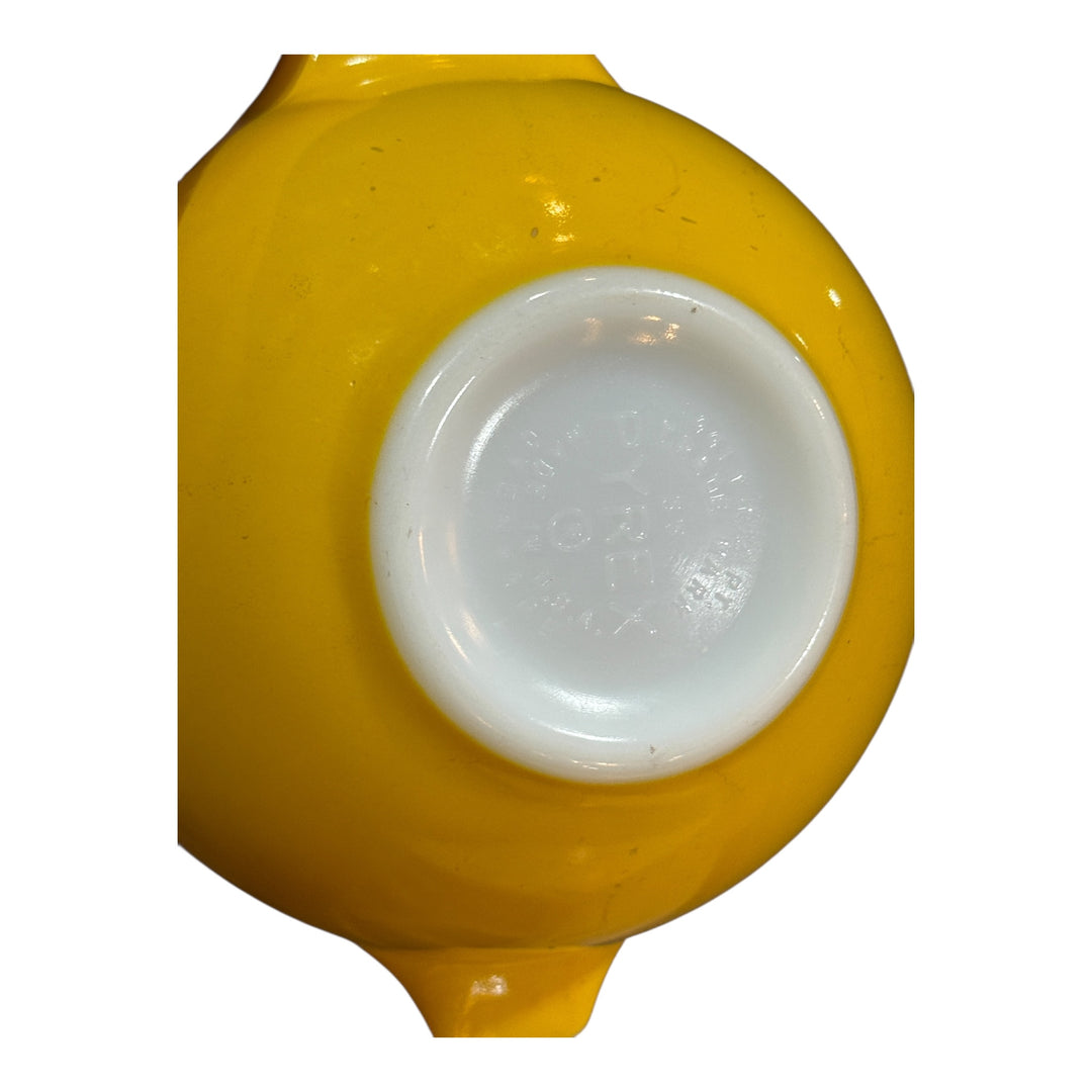 Vintage Pyrex Bright Yellow Cinderella Mixing Serving #441