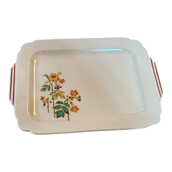 Homer Laughlin Serving Platter Columbine Flower
