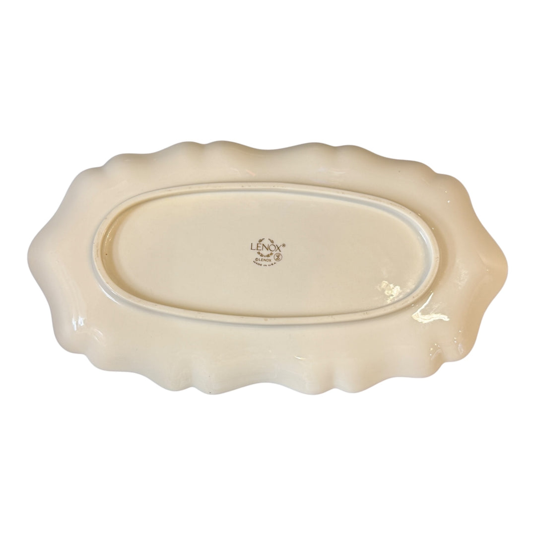 Lenox Holiday Dimension Oblong Tray 10"