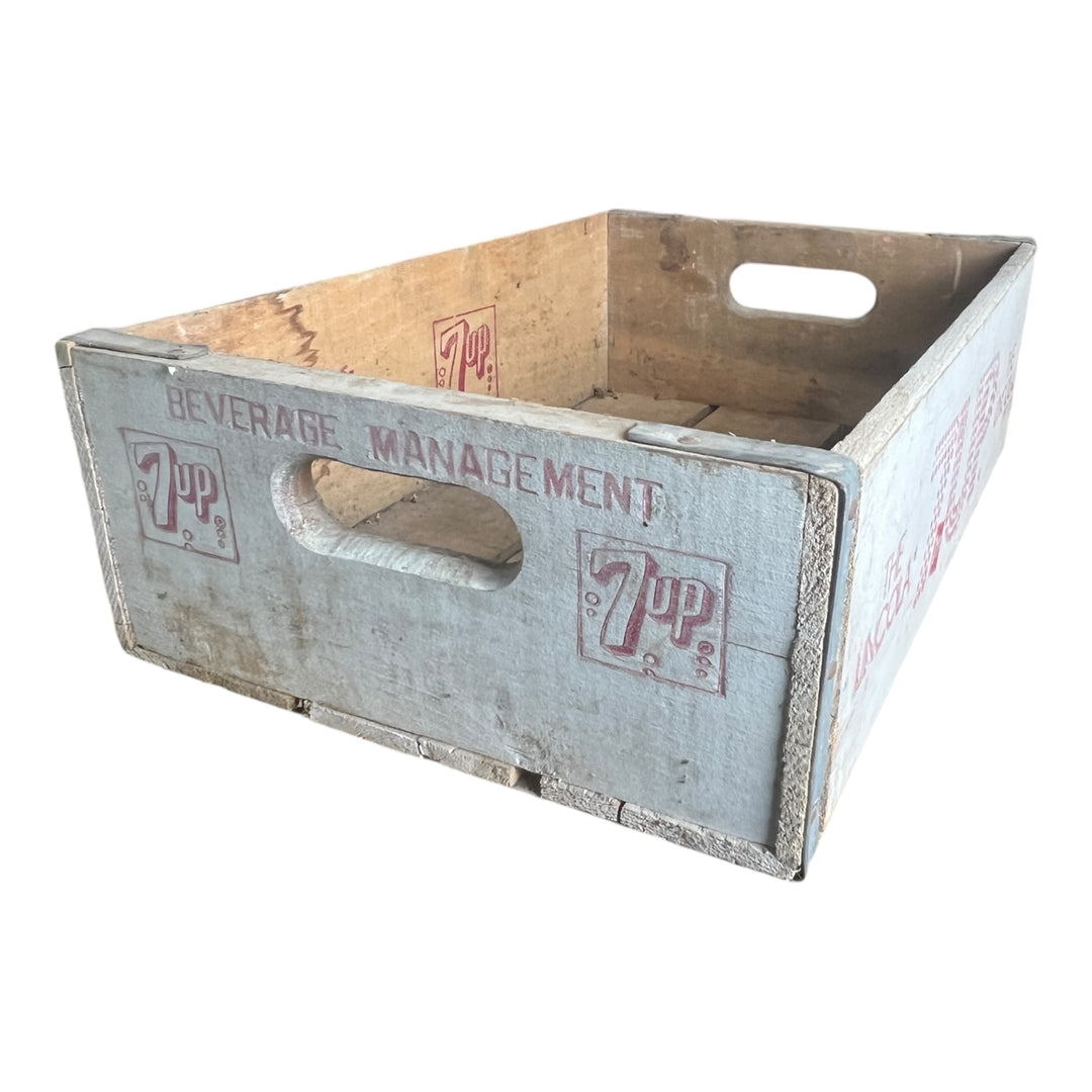 Vintage Wooden Box - 7UP