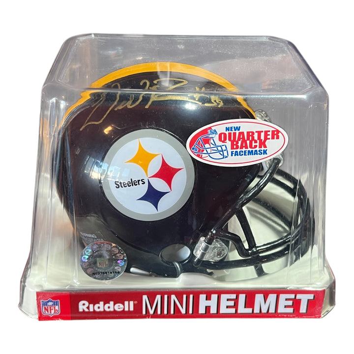 Ruddell Mini Helmet - Pittsburgh Steelers Signed Willie Parker