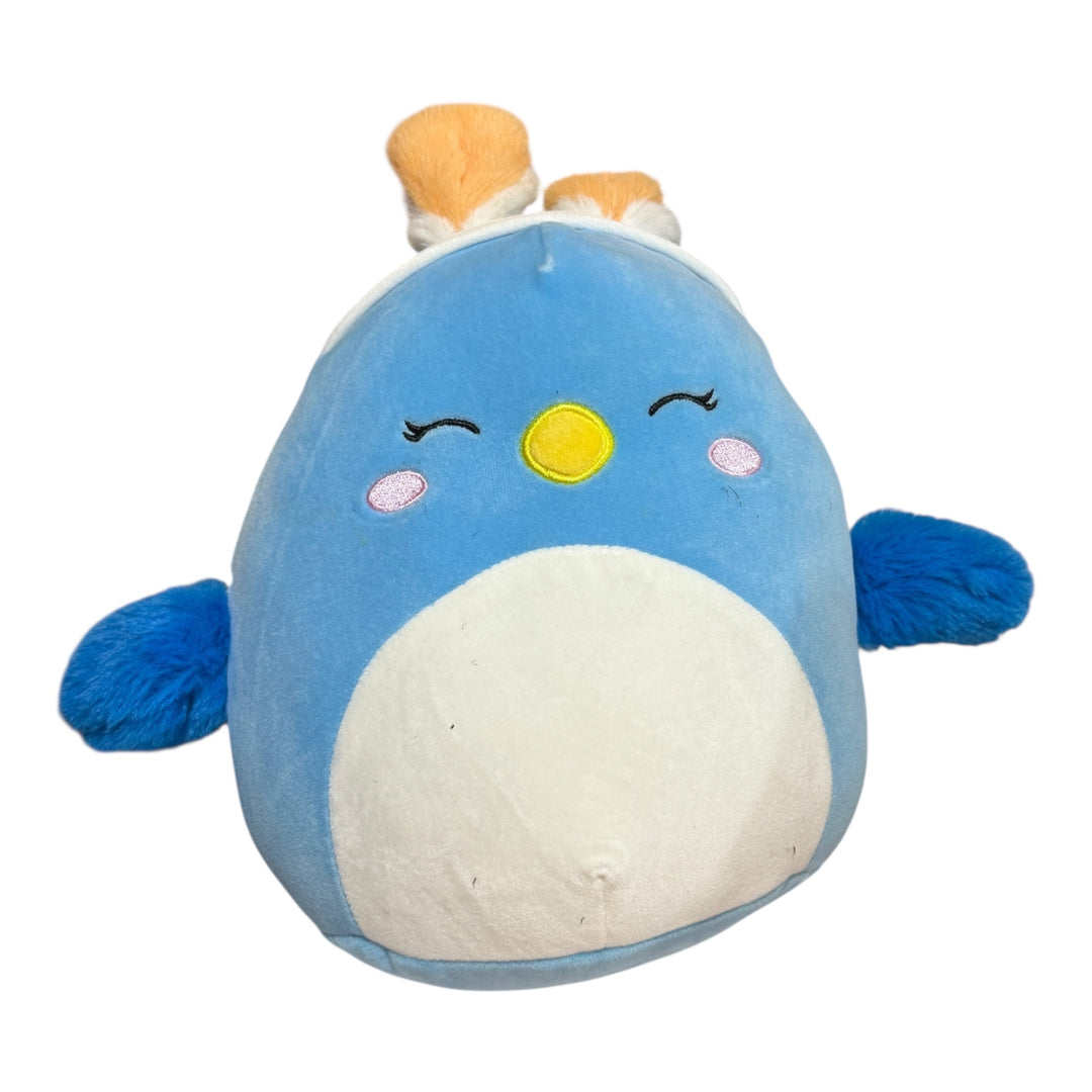 Plush - Bebe-Blue Bird W/Yellow Beak and Bunny Ears 7.5"