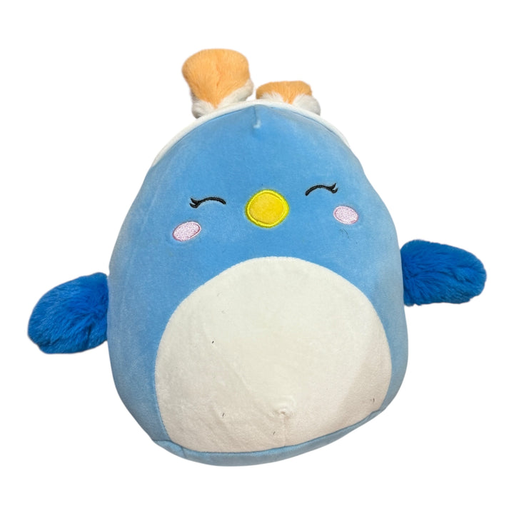 Plush - Bebe-Blue Bird W/Yellow Beak and Bunny Ears 7.5"