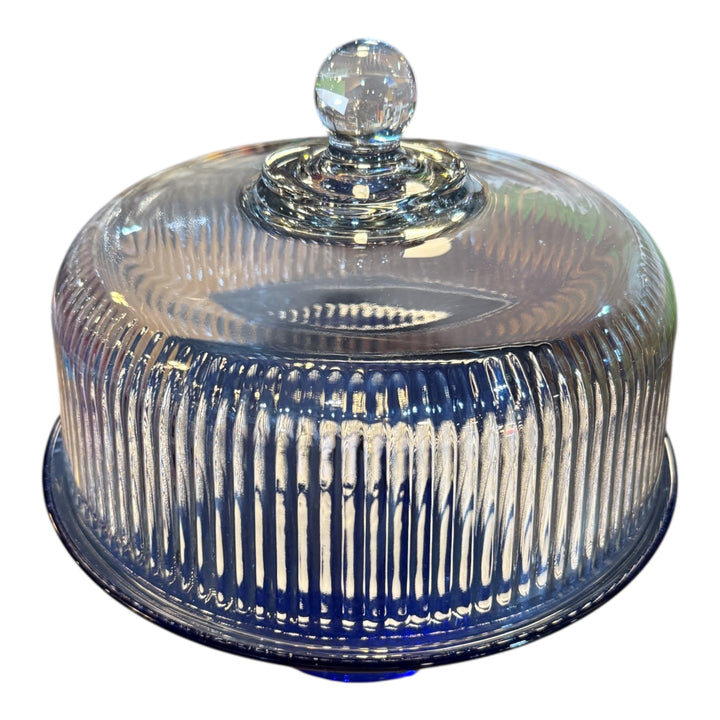 Covered Glass Cake Dish