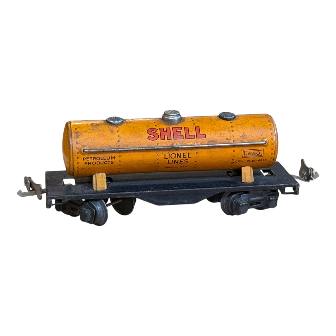 Trains - Lionel O Prewar 1680 Shell Tank Car