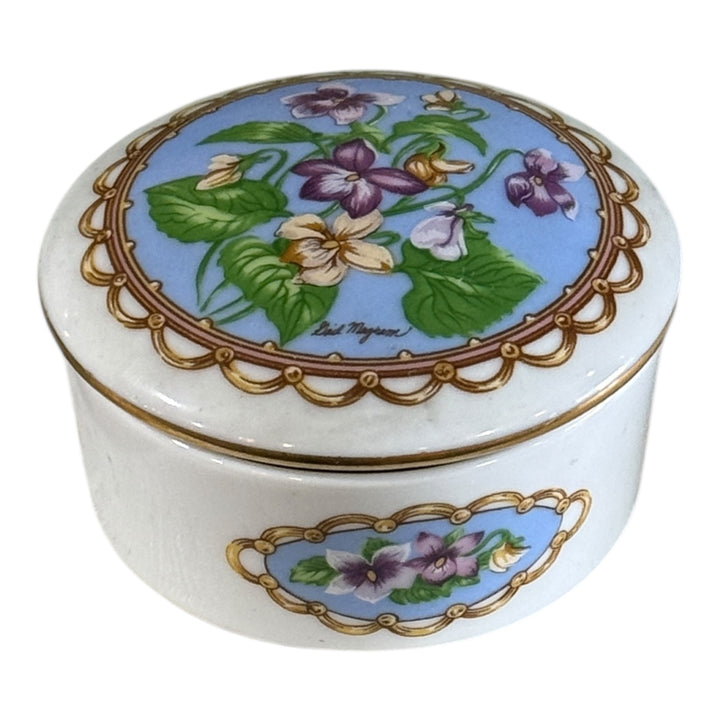 Porcelain 1990 Heritage House Limited Music Box Gail Magram Star Dust