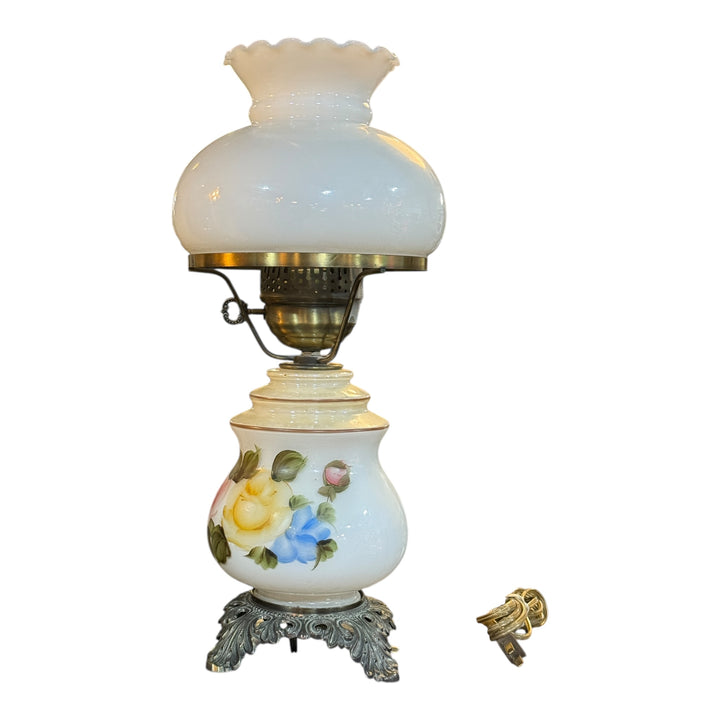 Vintage Gone With the Wind Style Hurricane Lamp