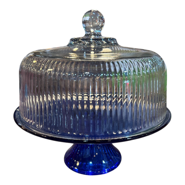 Covered Glass Cake Dish