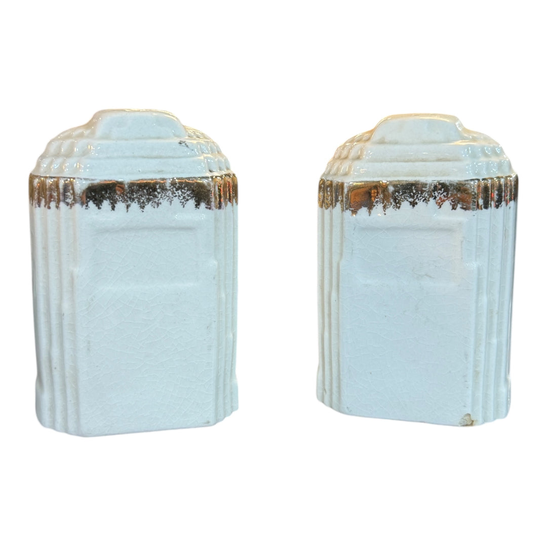 Vintage Harker Skyscraper Salt and Pepper Shakers