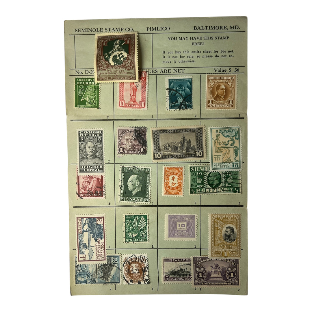 Stamps - Seminole Stamp Co.  No. D-200