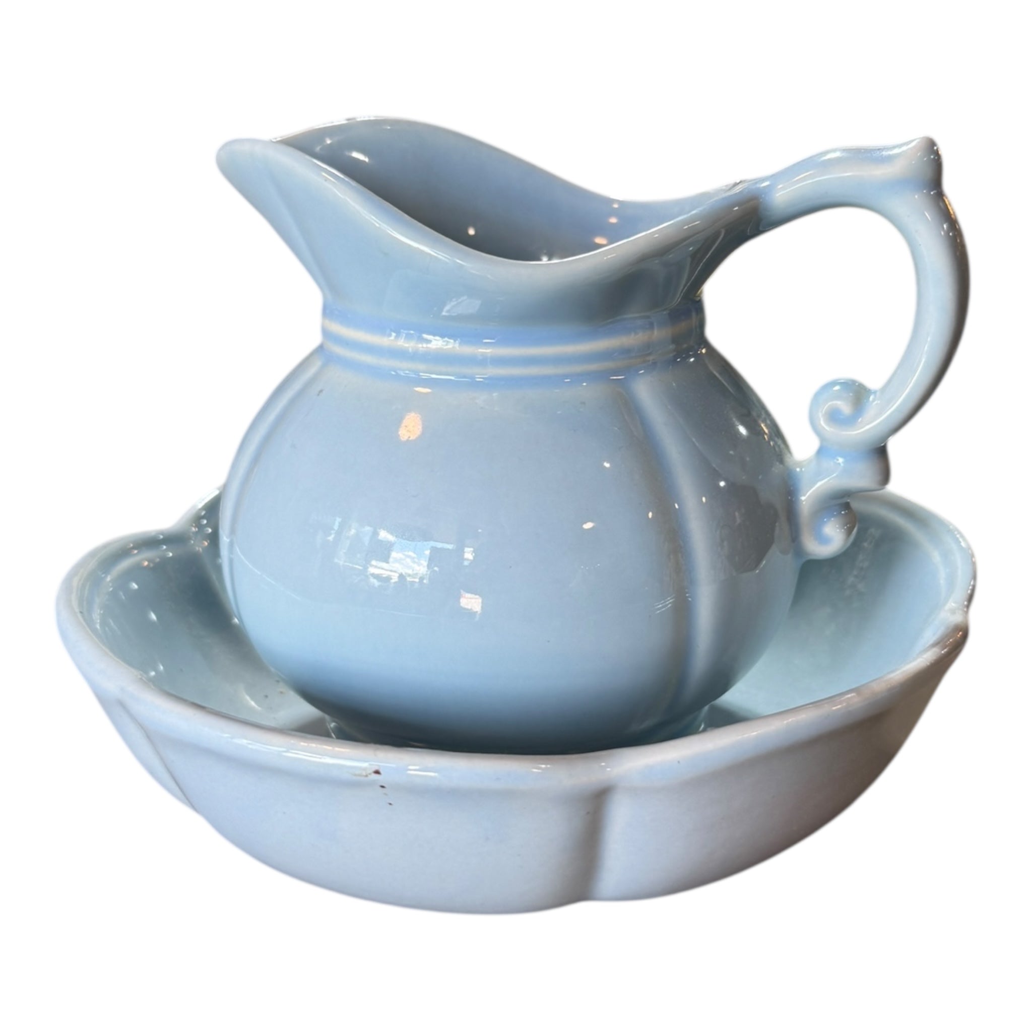 Vintage McCoy Pottery Pitcher & Bowl Basin Set #7528 – Emma Jeans