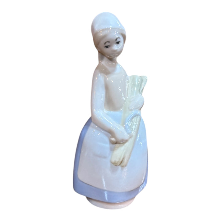 Rex Valencia Porcelain Young Girl Figurine 6"