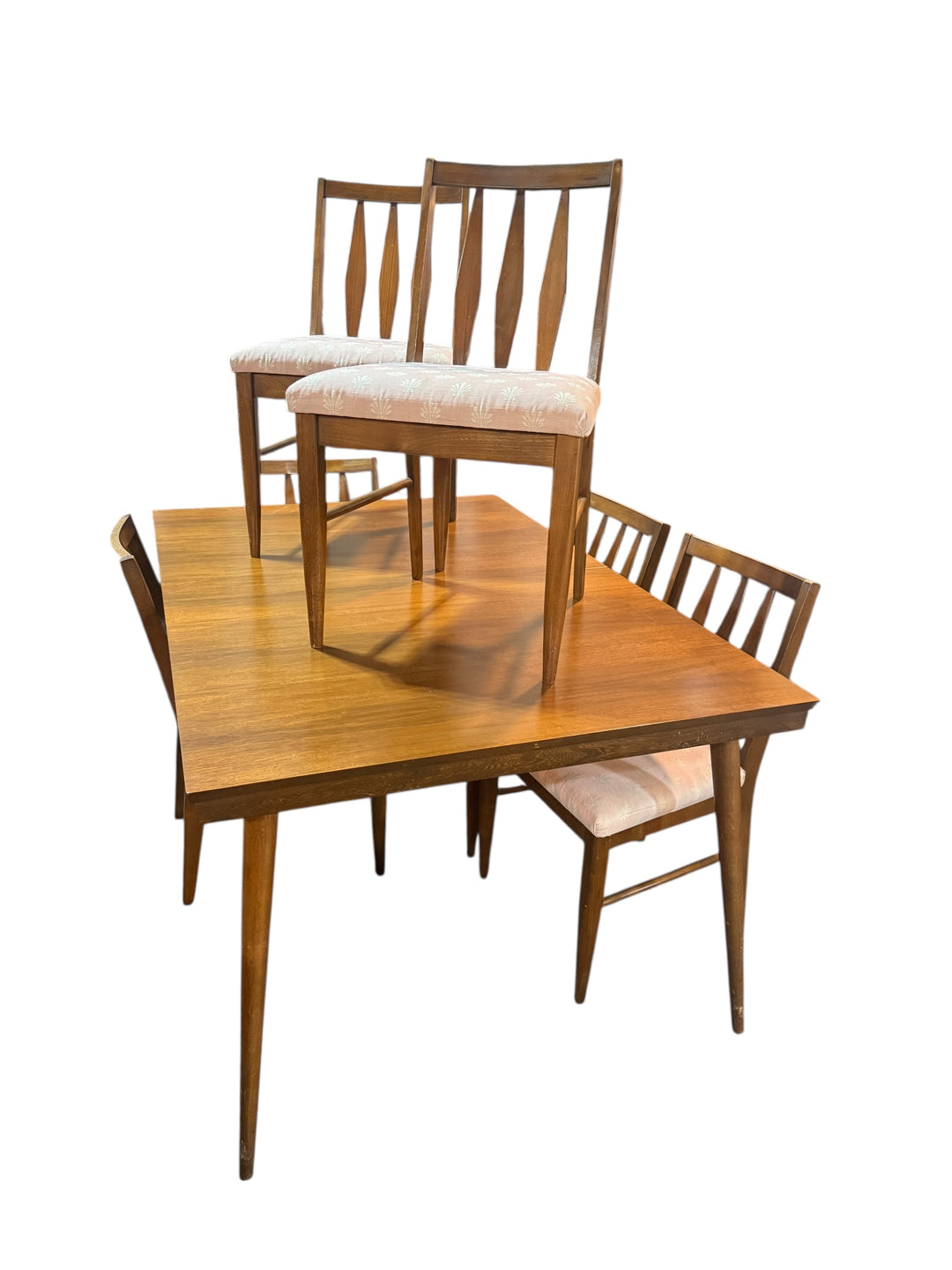 Danish Mid Century Modern Dining Room Table and Chairs PICKUP ONLY