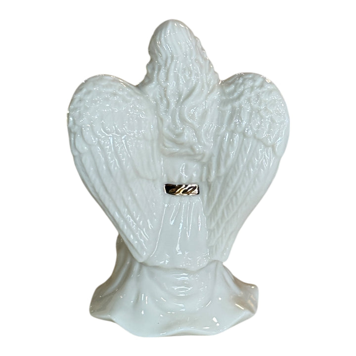 Lenox Porcelain Kneeling Angel Playing Horn