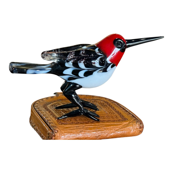Fitz and Floyd Glass Woodpecker