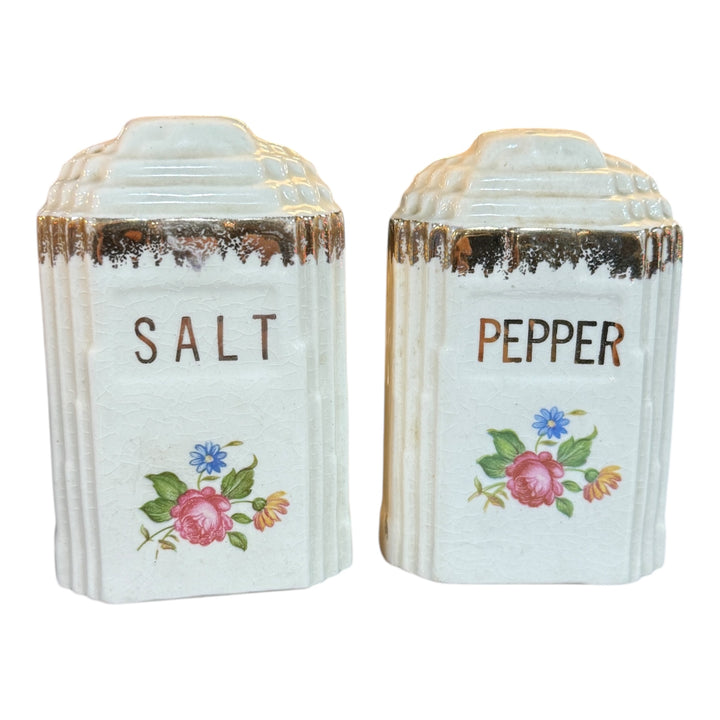 Vintage Harker Skyscraper Salt and Pepper Shakers
