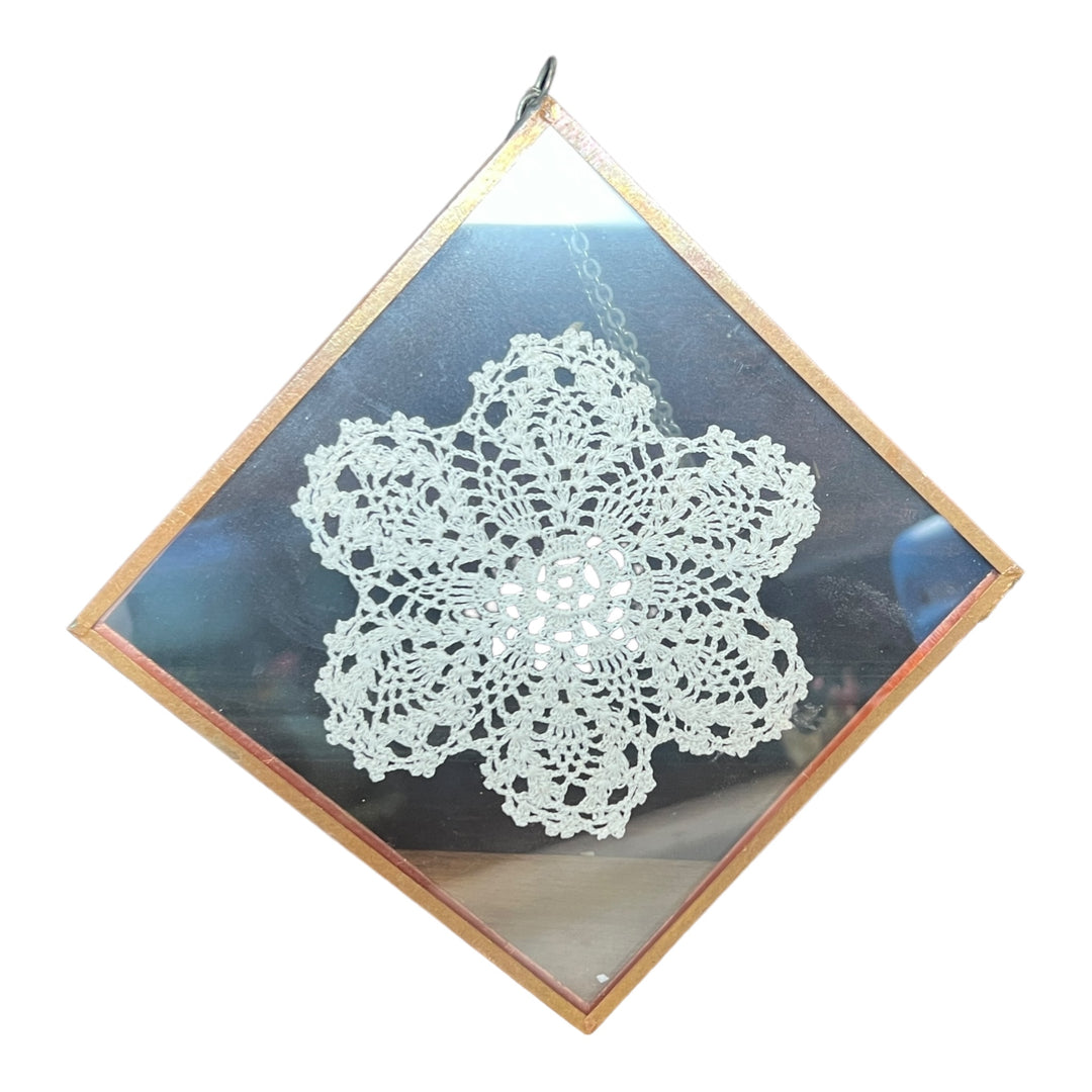 Framed Doilies Trio