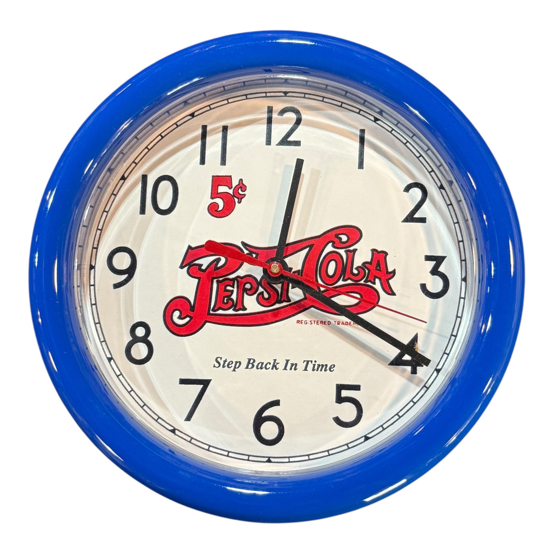 Plastic Pepsi Cola Wall Clock