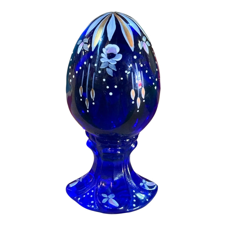 Fenton Handpainted Blue Cobalt Egg #821/3000 Fenton Egg