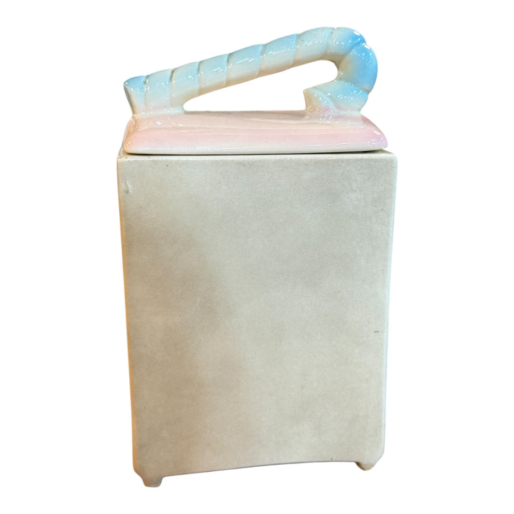 Vintage American Bisque Ugemach Candy Cane Baby Cookie Jar