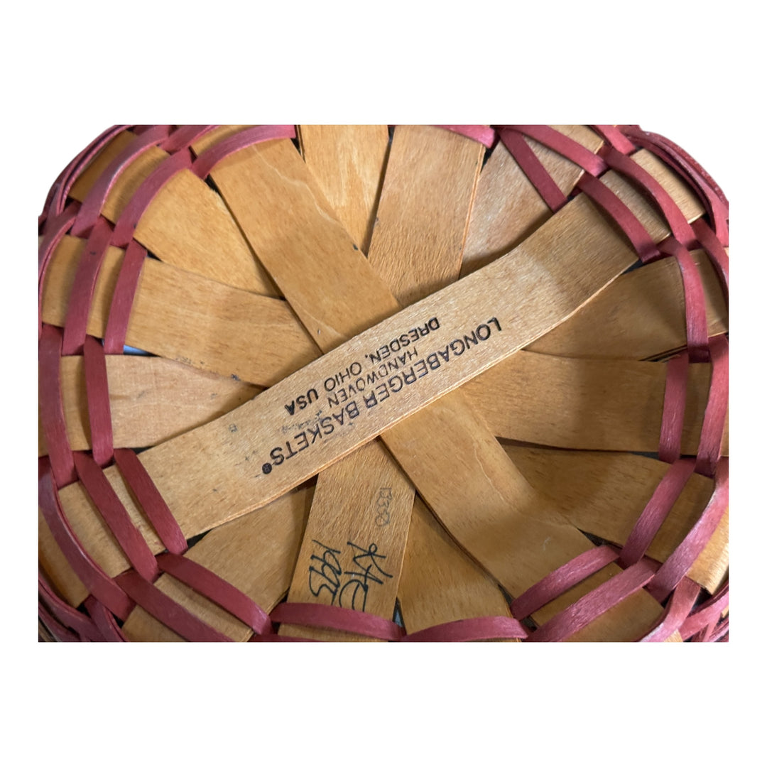 Longaberger Mother's Day Basket of Love 1995