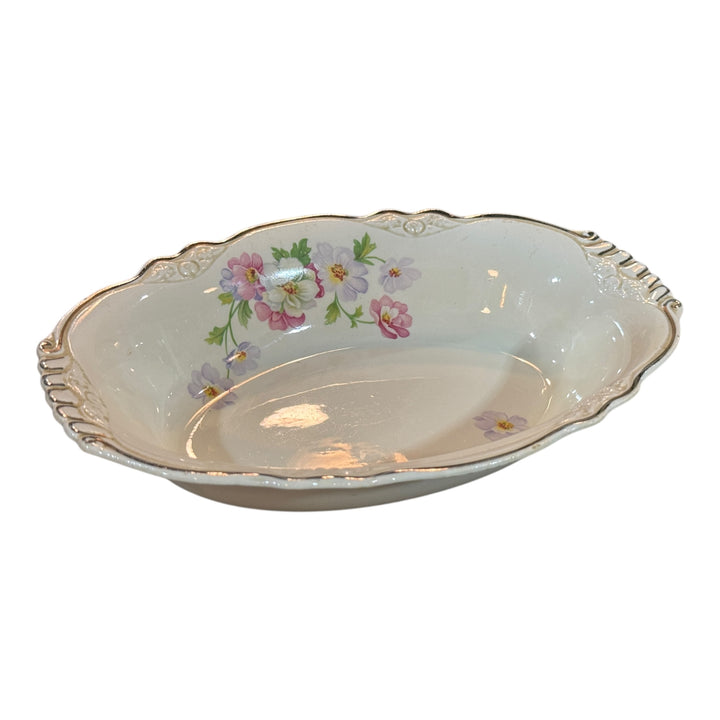 Homer Laughlin Virginia Rose Oval Vegetable Bowl