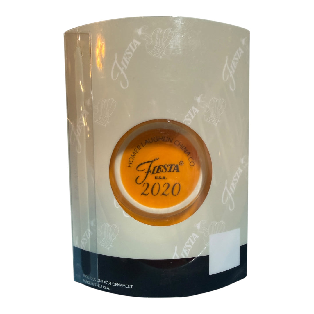 Fiesta First Fire Butterscotch 2020 Ornament
