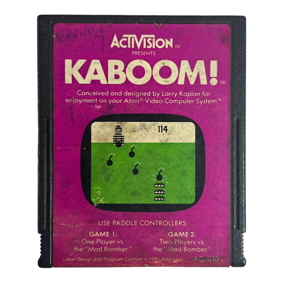 Atari 2600 Cartridge Only - Kaboom!