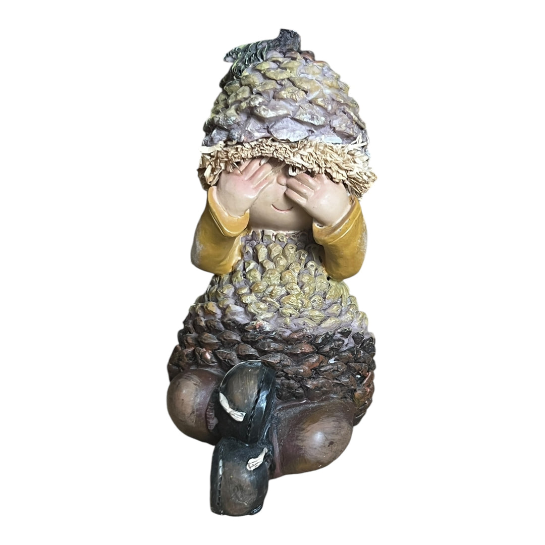 Resine Pinecone Figure