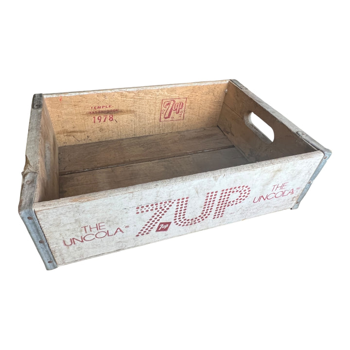 Vintage Wooden Box - 7UP