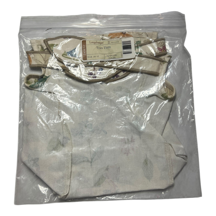 Longaberger Botanical Fields Liner Tiny Tote