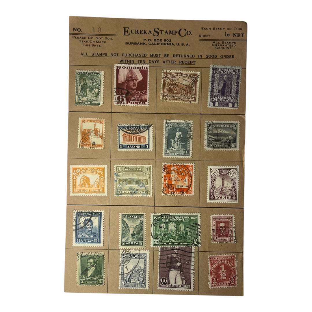 Stamps - Eureka Stamp Co. No. 10