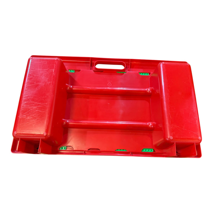 Vintage 1998 Red Lego Lap Table Storage Trays Sliding