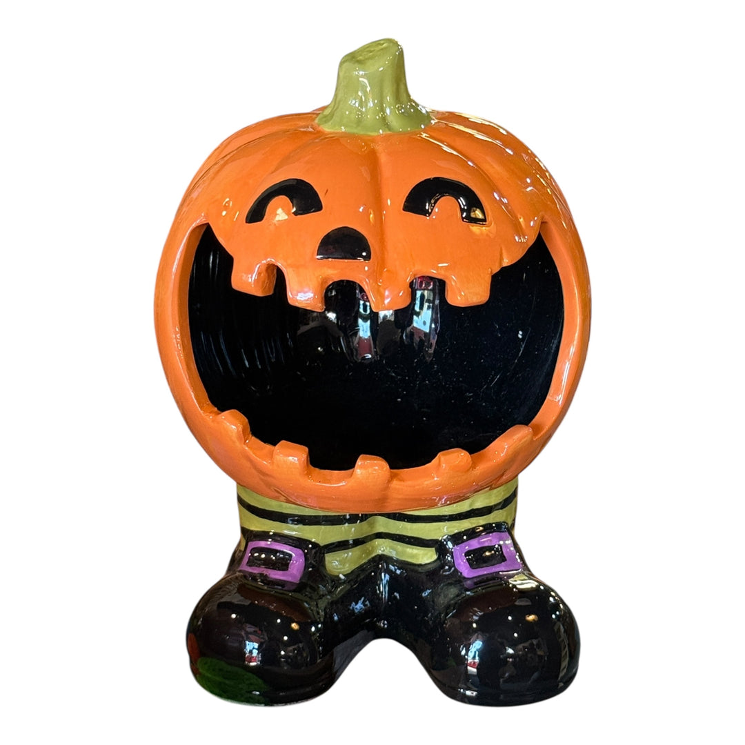 Maxcera Halloween Pumpkin Candy Dish