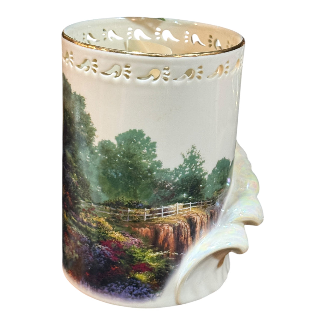 Lenox 2000 Thomas Kinkade "The Light of Peace" Votive Holder