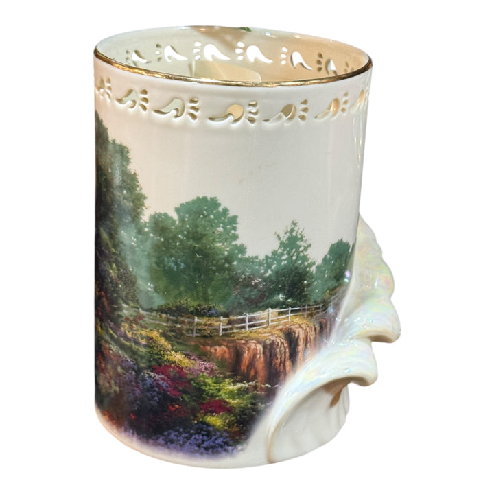 Lenox 2000 Thomas Kinkade "The Light of Peace" Votive Holder