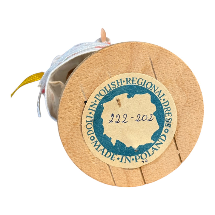 Vintage Polish Folk Art Wedding/Dancing Couple Figure