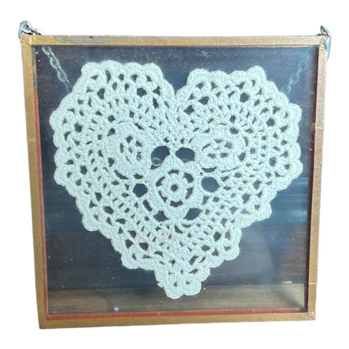 Framed Doilies Trio