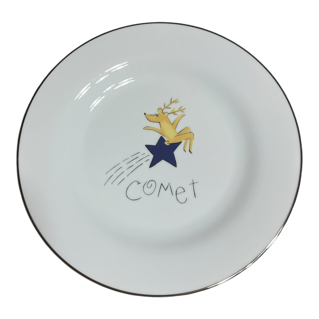 Pottery Barn Reindeer Dinner Plate - Comet